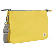 Roka Yellow Carnaby XL Recycled Canvas Crossbody Bag