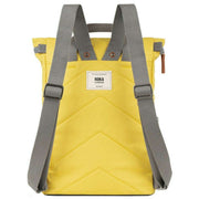 Roka Yellow Finchley A Medium Recycled Canvas Backpack