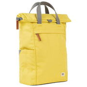 Roka Yellow Finchley A Medium Recycled Canvas Backpack