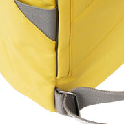 Roka Yellow Finchley A Medium Recycled Canvas Backpack