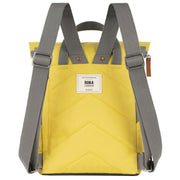 Roka Yellow Finchley A Small Recycled Canvas Backpack