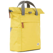 Roka Yellow Finchley A Small Recycled Canvas Backpack