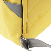 Roka Yellow Finchley A Small Recycled Canvas Backpack