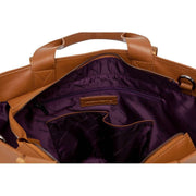 Smith and Canova Tan Smooth Leather Tote Bag
