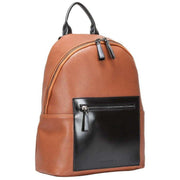 Smith and Canova Tan Two-Tone Zip Around Backpack