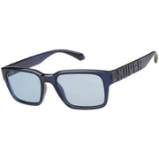 Superdry Blue Bold Branding Rectangle Sunglasses