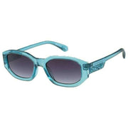 Superdry Blue Geo-Cut Narrow Rectangular Sunglasses