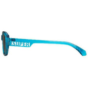 Superdry Blue Geo-Cut Narrow Rectangular Sunglasses