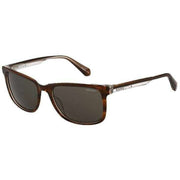 Superdry Brown Handmade Acetate Rectangular Sunglasses