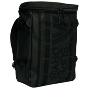 Superdry & Co Black Outdoor 30L Tarp Backpack