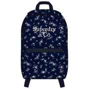 Superdry & Co Navy Heritage All Over Print Backpack