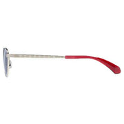 Superdry Silver Slimline 90s Metal Cat-Eye Sunglasses