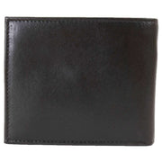 Ted Baker Black Prugs Embossed Corner Leather Bifold Coin Wallet