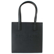 Ted Baker Black Seacon Crosshatch Small Icon Tote Bag