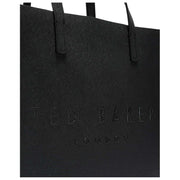 Ted Baker Black Soocon Crosshatch Large Icon Bag