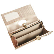 Ted Baker Gold Roosali Large Leather Bobble Purse