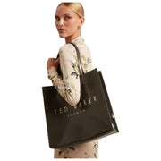 Ted Baker Grey Crinkon Crinkle Large Icon Bag