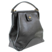 Vivienne Westwood Black Abbey Frame Handbag