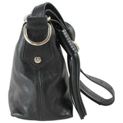 Vivienne Westwood Black Emma Supple Leather Shoulder Bag