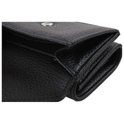 Vivienne Westwood Black Envelope Grain Billfold Purse