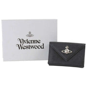 Vivienne Westwood Black Envelope Saffiano Billfold Purse