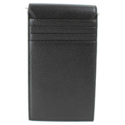 Vivienne Westwood Black Grain Leather Phone Bag