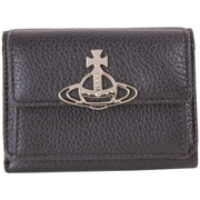 Vivienne Westwood Black Grain Small Flap Purse