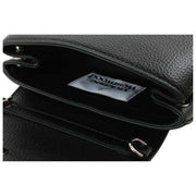 Vivienne Westwood Black Hazel Grain Small Handbag