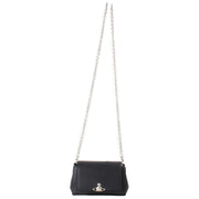 Vivienne Westwood Black Hazel Saffiano Small Handbag