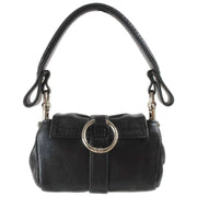 Vivienne Westwood Black Hazel Supple Leather Treasure Bag Charm/Key Ring
