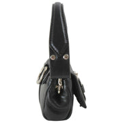 Vivienne Westwood Black Hazel Supple Leather Treasure Bag Charm/Key Ring