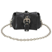 Vivienne Westwood Black Hazel Supple Leather Treasure Bag Charm/Key Ring