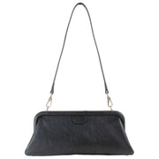 Vivienne Westwood Black Jane Supple Leather Frame Purse Bag