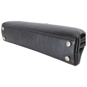 Vivienne Westwood Black Jane Supple Leather Frame Purse Bag