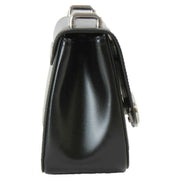Vivienne Westwood Black Linda Silky Leather Crossbody Bag