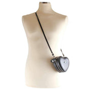 Vivienne Westwood Black Nappa Mini Heart Crossbody Bag