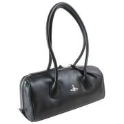 Vivienne Westwood Black Polly Smooth Bowling Bag