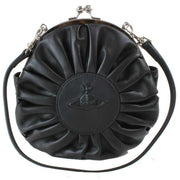 Vivienne Westwood Black Rosie Circle Frame Nappa Leather Bag