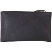 Vivienne Westwood Black Saffiano Zip Clutch Bag