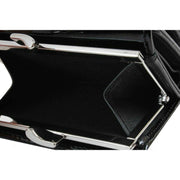 Vivienne Westwood Black Shiny Patent Small Frame Purse