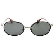Vivienne Westwood Black Small Oval Sunglasses