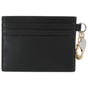 Vivienne Westwood Black Smooth Card Holder with Charms