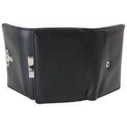 Vivienne Westwood Black Smooth Small Frame Purse