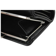 Vivienne Westwood Black Smooth Small Frame Purse