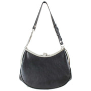 Vivienne Westwood Black Supple Leather Charm Frame Purse Handbag