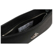 Vivienne Westwood Black Tasha Saffiano Shoulder Bag