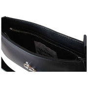 Vivienne Westwood Black Tasha Smooth Shoulder Phone Bag
