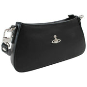 Vivienne Westwood Black Tasha Smooth Shoulder Phone Bag