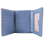 Vivienne Westwood Blue Tartan Printed Saffiano Small Frame Purse