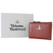 Vivienne Westwood Brown Slim Flap Supple Leather Card Holder